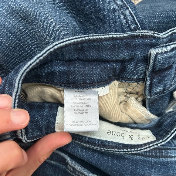 Rag & Bone Nina High Rise Ankle Skinny Jeans - Picture 6 of 6